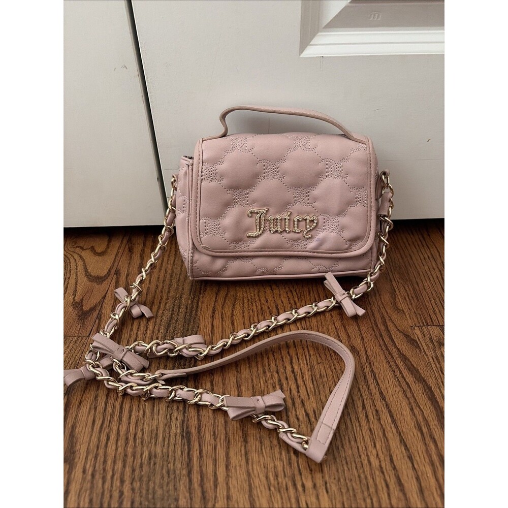 Juicy Couture Flap Crossbody Color Pink Clay Snap Closure